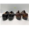 Image 2 : Men's Vintage Shoes With Shoe Horns Black & Brown Size 8