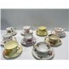Image 1 : Assorted Tea Cups with Saucers Brands include, Wedgewood, Paragon, Royal Albert and More