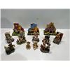Image 1 : Collection of Ceramic Figurines and Houses (12 pieces)