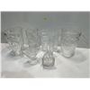 Image 1 : Collection of Beautiful Crystal Vases of varying sizes 4-10H