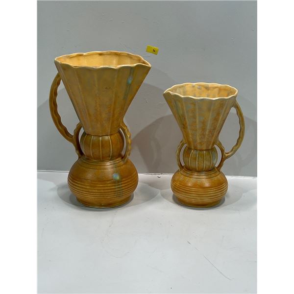 Pair of Beswick Art Deco Jugs 10H and 8H