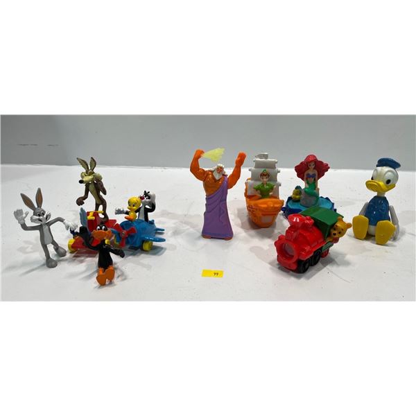Disney and Looney Tunes Figures