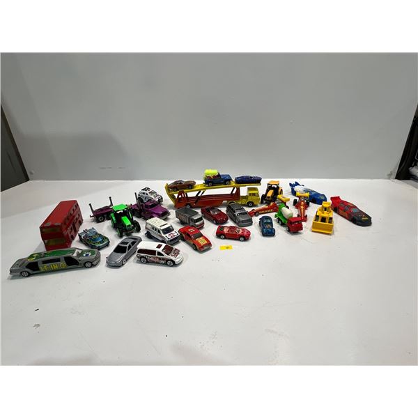 Small Die Cast and Plastic Toy Cars, brands include Hot Wheels, Matchbox, Maisto and more