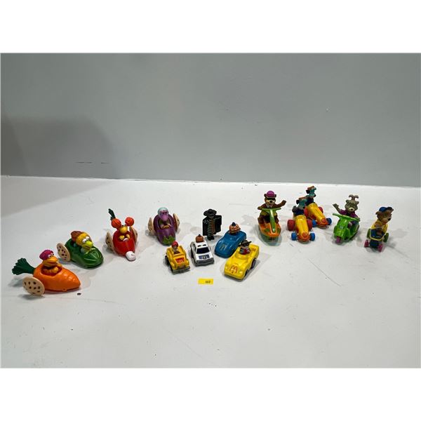 McDonald's Happy Meal Toys - Fraggle Rock (complete) and McDonald's Characters