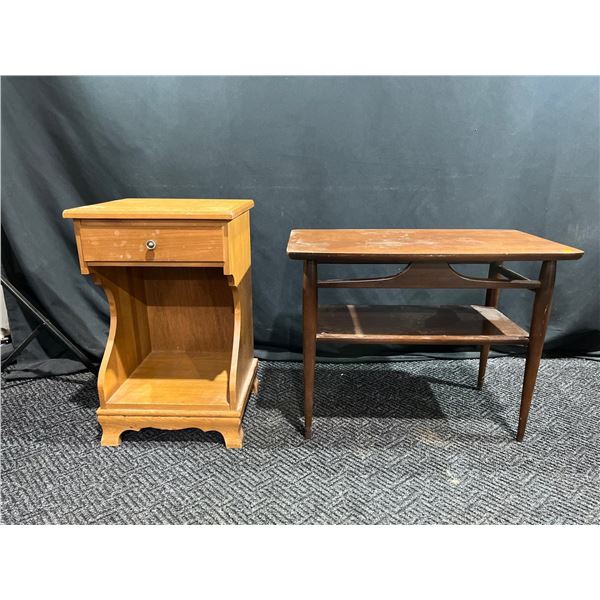 Coffee Table 29L 18W 22H and Side Table 14L 15W 26H