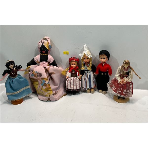 Collection of International Dolls