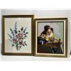 Image 1 : Pair of Needlework Wall Art 19W x 25H 18Wx 22H