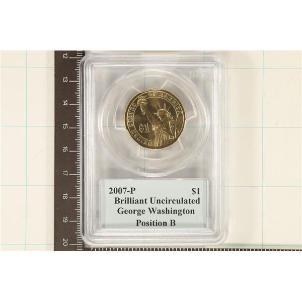 2007-P GEORGE WASHINGTON PRESIDENTIAL $ PCGS