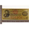 Image 1 : 24KT GOLD FOIL REPLICA OF AN 1878 US $1000 SILVER