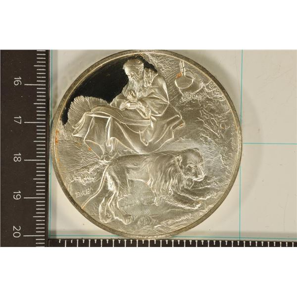 2.125 TROY OZ. PF STERLING SILVER  THE GENIUS OF