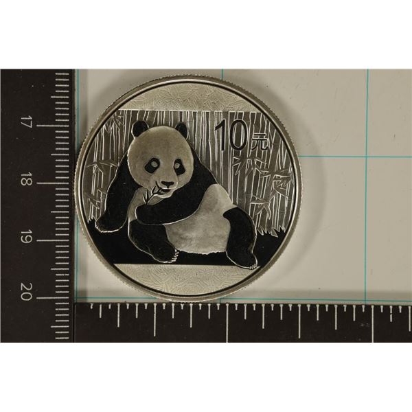 2015 CHINA SILVER 10 YUAN PANDA PF IN HARD PLASTIC