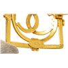 Image 4 : Chanel Gold CC Square Brooch