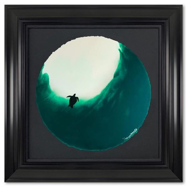 Sea Turtle floating Higher by Wyland Original