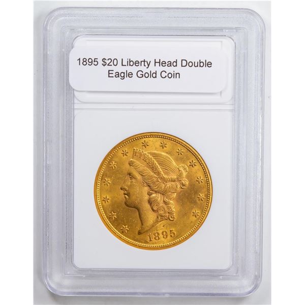 1895 $20 Liberty Head Double Eagle Gold Coin