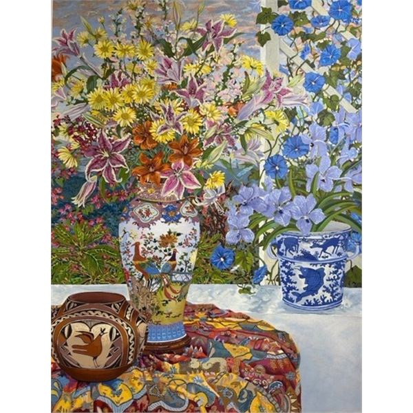 Sunrise and Morning Glories by John Powell