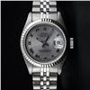 Image 2 : Rolex Ladies Stainless Steel Slate Grey Roman 26MM With Jubilee Band