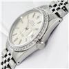 Image 5 : Rolex Mens Stainless Steel Silver Index Diamond Bezel Datejust  36MM