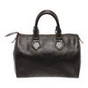 Image 1 : Louis Vuitton Black Epi Leather Speedy 35 Satchel Bag