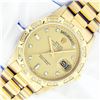 Image 1 : Rolex Mens 18K Yellow Gold Day Date President Champagne Diamond Wristwatch