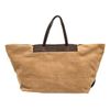 Image 4 : Fendi Beige Open Tote Suede Handbag