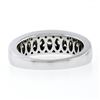 Image 7 : New 18k White Gold 1.0 ctw Round Brilliant Pave & Shared Prong Diamond Band Ring
