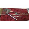 Image 1 : 3 ASSORTED FISHING RODS AND NET