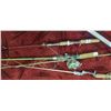 Image 3 : 3 ASSORTED FISHING RODS AND NET
