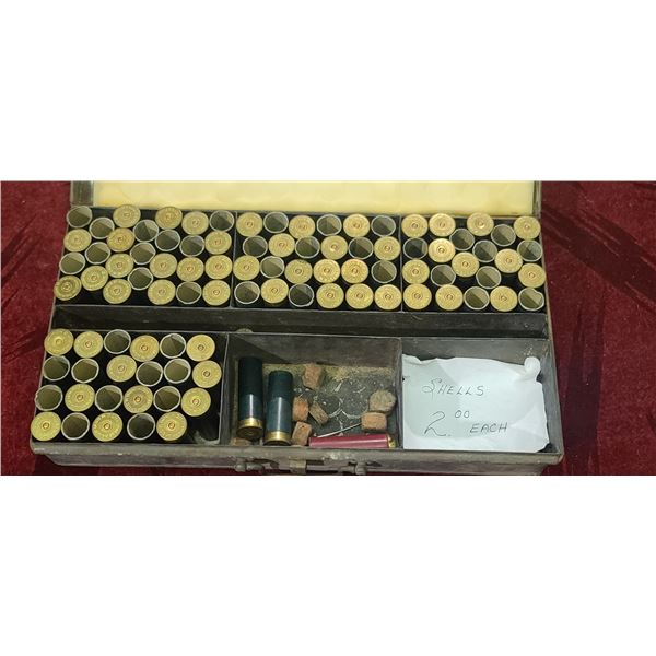 100 NEW PRIMED DOMINION SOVERGIGN 10 GA SHOT SHELL IN METAL CASE