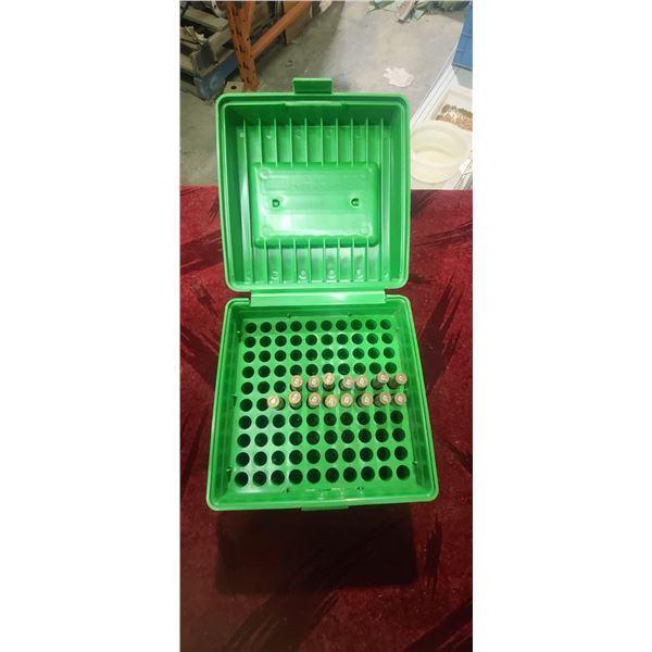 15 SIZED AND PRIMED 6MM BRASS IN  MTM CASE