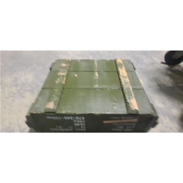 HD WOOD AMMO CRATE GREEN WOOD