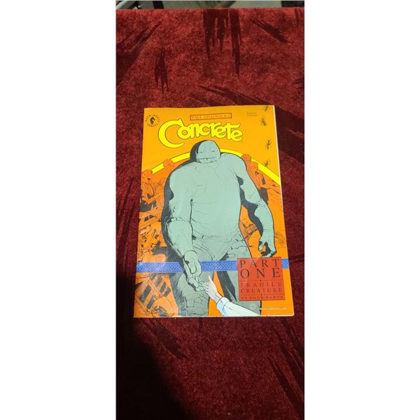 EARLY DARK HORSE PAUL CHADWICK CONCRETE COMIC PART 1 OF 4