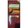 Image 2 : NEW UNCLE HENRY LB7 FOLDING HUNTING KNIFE WITH LEATHER CASE