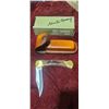 Image 2 : NEW UNCLE HENRY LB7 FOLDING HUNTING KNIFE WITH LEATHER CASE