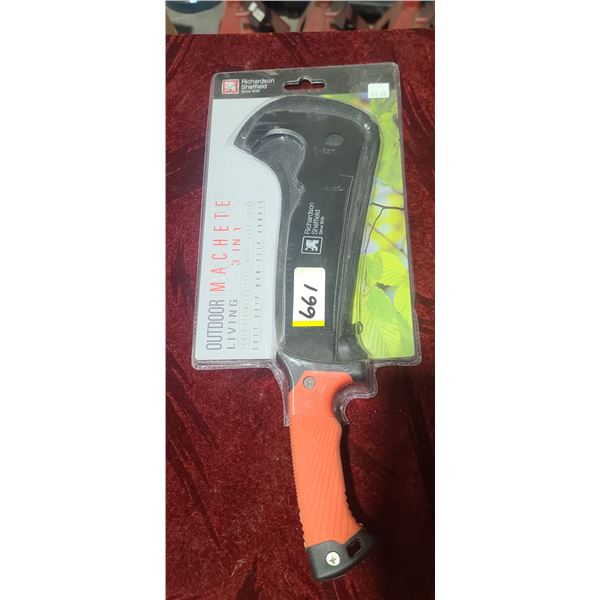NEW 3 IN 1 MACHETE