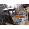 Image 1 : NEW 2 HP 110V # 32 MEAT GRINDER C/W SAUSAGE HORN, SPADE BLADE AND EXTRA GRINDER PLATES
