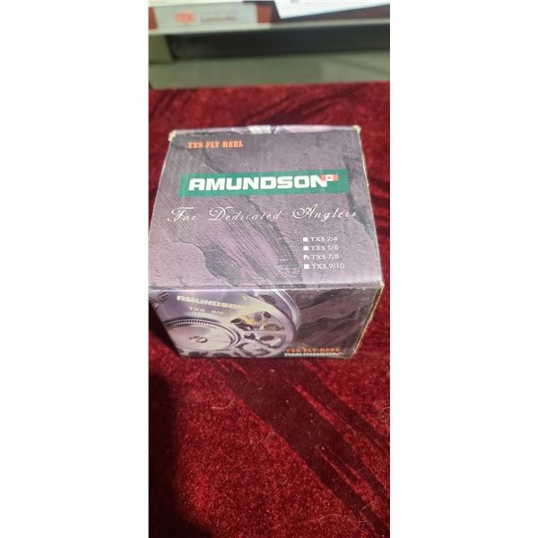 AMUNDSON FISHING REEL SPOOL AND 223 STOCK ACCESSORIES