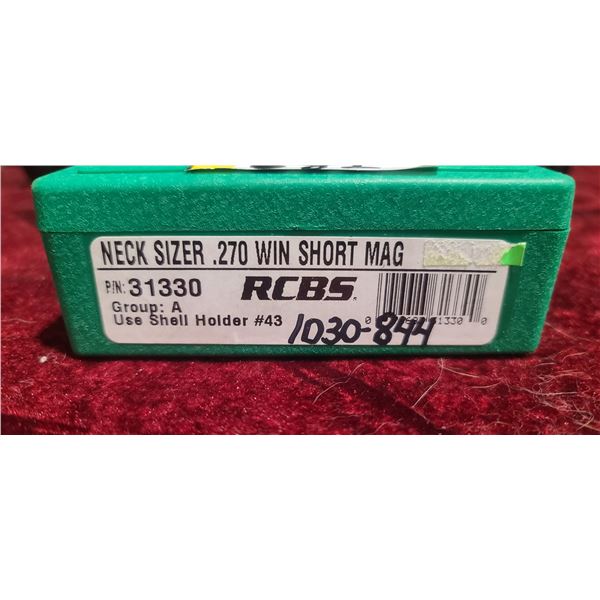 NEW RCBS FL 270 SHORT WIN MAG NECK SIZER DIE SET