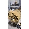 Image 2 : CANVAS WALL TENT 12FT X14FT X 3FT WALLS, SIZE AND  CONDITION UNKNOWN APPEAR OK SEE NOTE ON TAGS