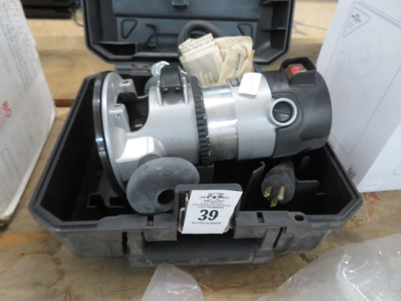 Porter Cable Commercial Router Porter Cable Router w/Case - Bay Area Auction Services