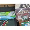 Image 2 : Dartboard, Backgammon, Dominoes, Poker, Baseball Glove, Games