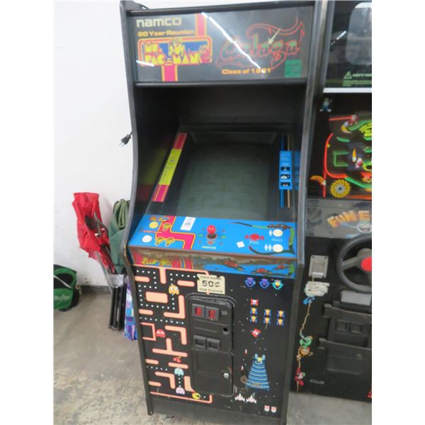 Coin Op Pacman Namco MS Pacman/Galaga Coin Op Arcade Game