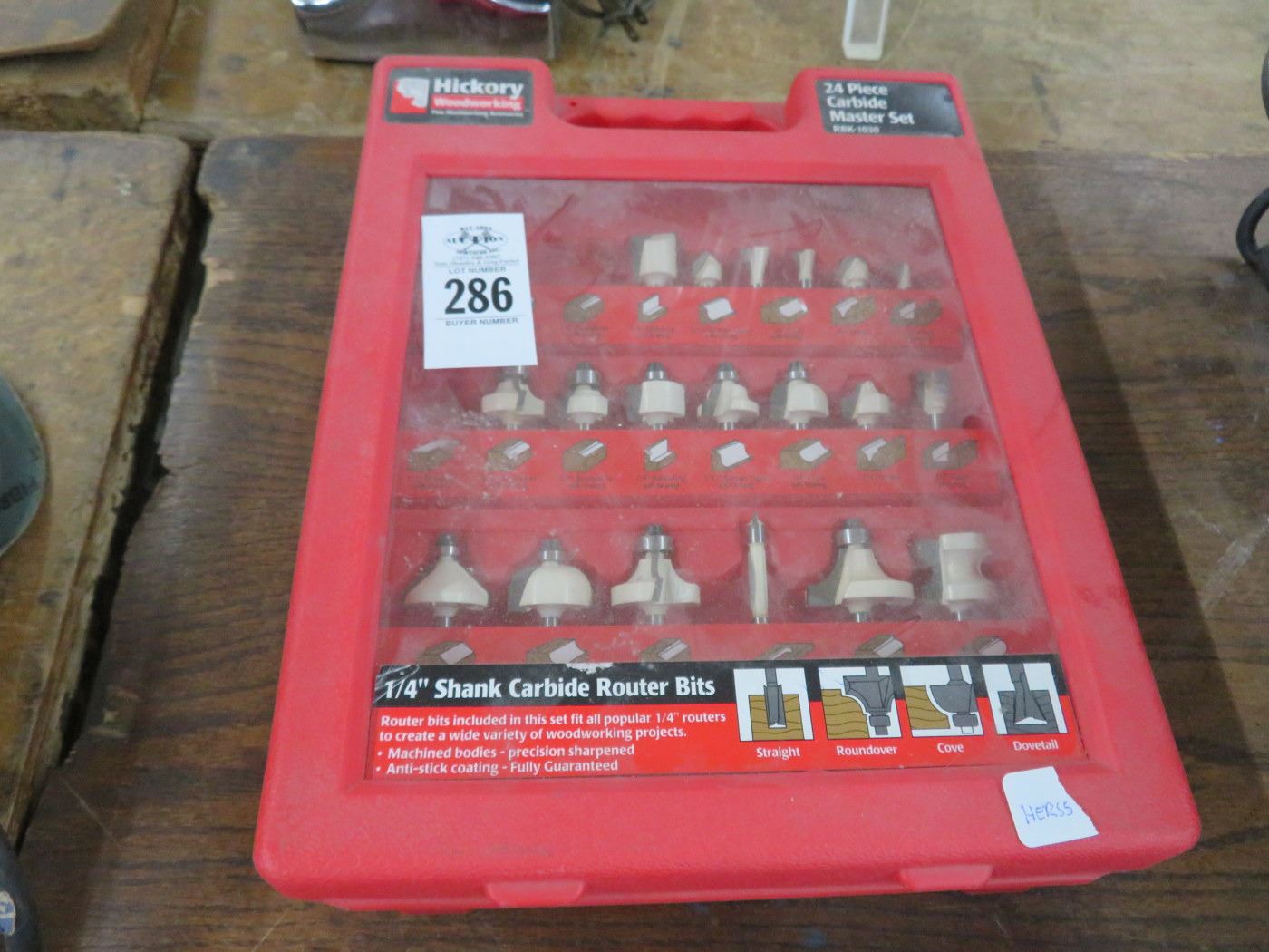 Hickory Shank Carbrite Router Set