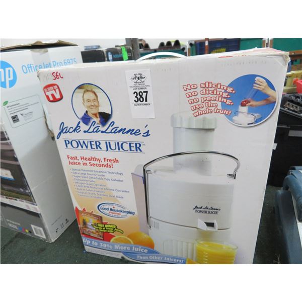 Jack La Lanes Power Juicer In Box