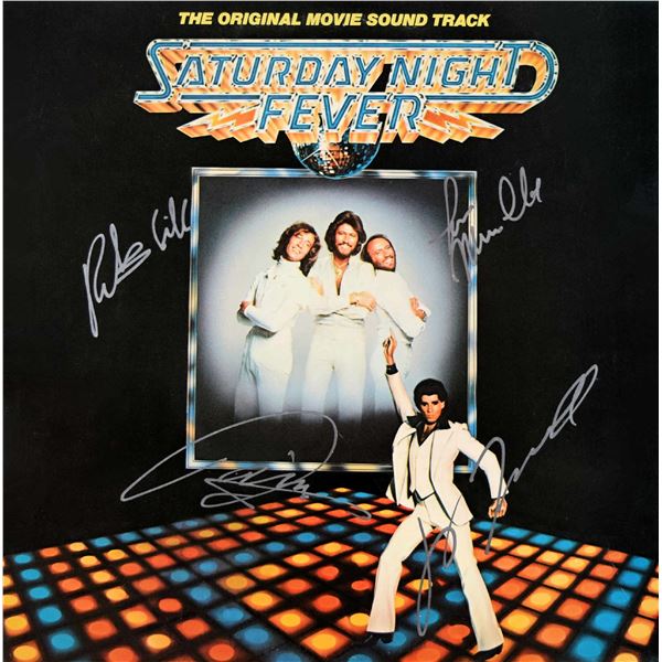 Bee Gees signed Saturday Night Fever album