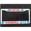 Image 2 : Vintage Winnipeg Jets License Plate Holder 