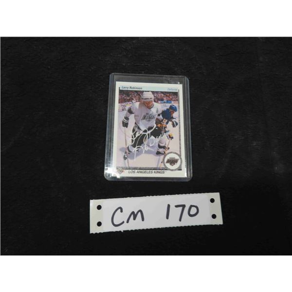 Larry Robinson Signed Card