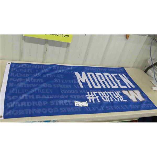 Winnipeg Blue Bombers Morden Manitoba Community Flag