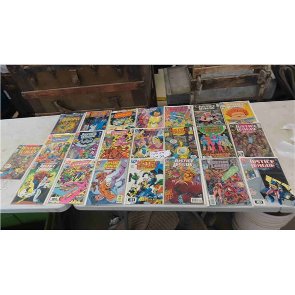 22 Justice League of America Comics