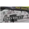 Image 2 : New Wood Chevrolet Clock 13'' Across