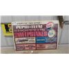 Image 1 : Pepsi & Teem Shoppers Sweepstakes Cardboard Sign 22'' x 32''